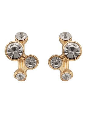 Arete corto Anne Klein St. Augustine con acabado pavé