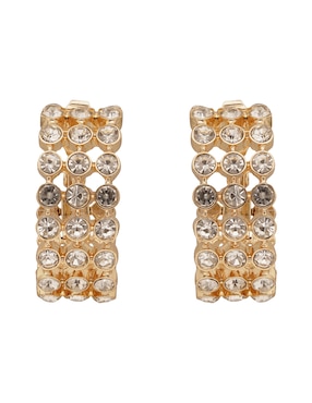 Arete corto Anne Klein St. Augustine con acabado pavé