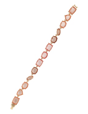 Pulsera Anne Klein con semipreciosas Tampa acabado pavé