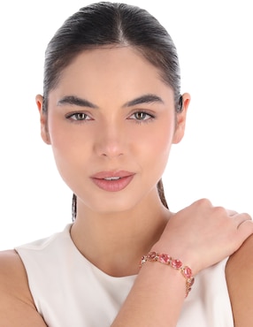 Pulsera Anne Klein con semipreciosas Tampa acabado pavé