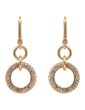 Arete corto Dkny Hailey con acabado pavé