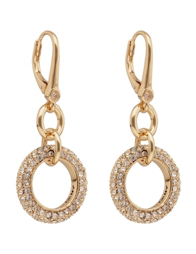 Arete corto Dkny Hailey con acabado pavé