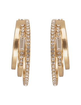 Arracadas Dkny Juna con acabado pavé