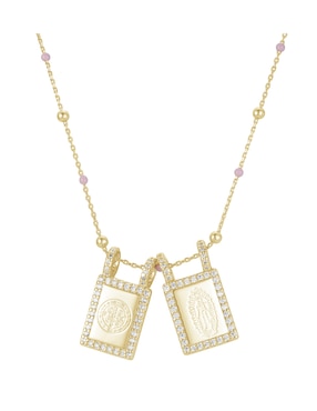 Collar rectangular Carmela Mía 14 K
