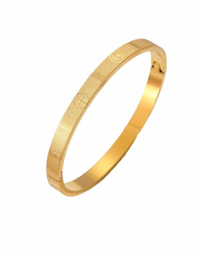 Brazalete Nira de oro laminado 18 K acabado brillante