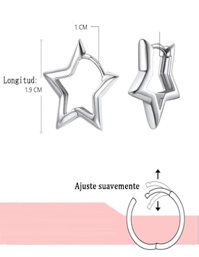 Arracadas de estrella Belug