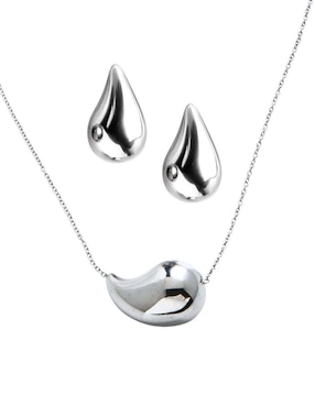 Aretes y collar de Gota Yoiko Nébula