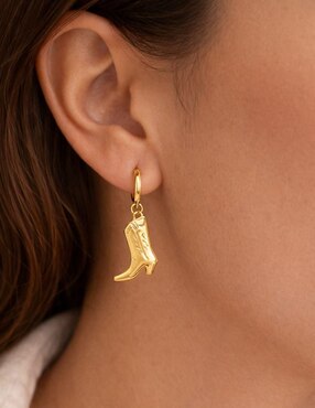 Aretes y collar de Bota Yoiko Country