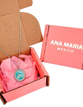 Collar con dije de paloma Ana Maria Mexico