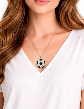 Collar con dije de balón Ana Maria Mexico