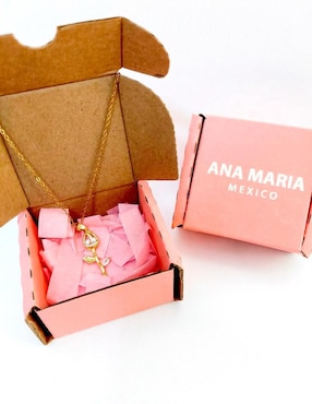 Collar con dije de flor Ana Maria Mexico