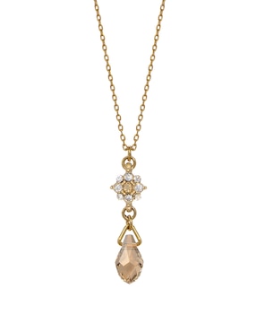 Collar de gota Carré Briolettes