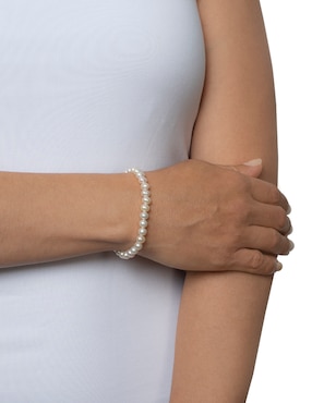 Pulsera Emanuel Ungaro con perla Potato acabado lustre
