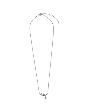 Collar de mariposa Carré Papillon de plata P 925