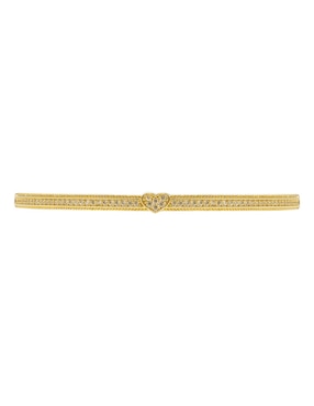 Aro Mossimo con cristal acabado pavé