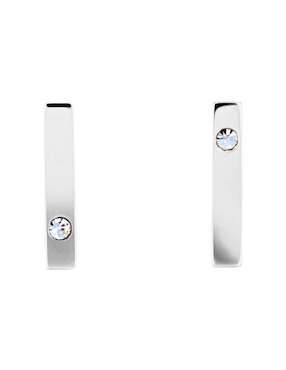 Set de aretes Calvin Klein CK pure essentials con acabado brillante