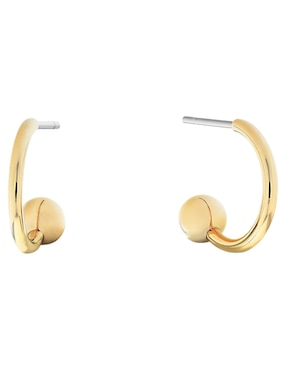 Set de aretes Calvin Klein CK pure essentials con acabado brillante