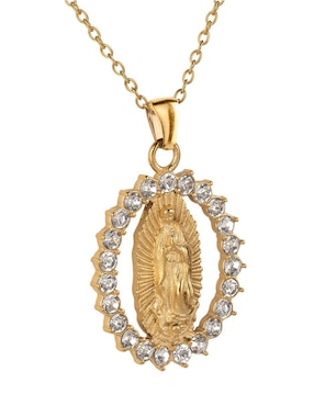 Collar de virgen luckyly Olia y Daya de baño de oro 18 k
