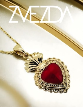 Collar de corazón Zvezda Aurore 18 K