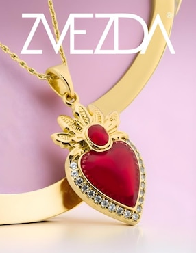 Collar de corazón Zvezda Aurore 18 K