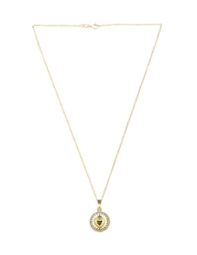 Collar de corazón Zvezda Aurore 18 k