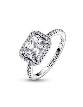 Anillo Pandora P 925 de plata zirconia cúbica brillante
