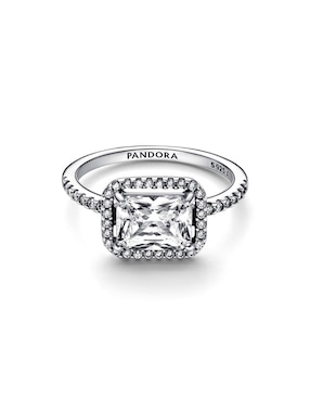 Anillo Pandora P 925 de plata zirconia cúbica brillante