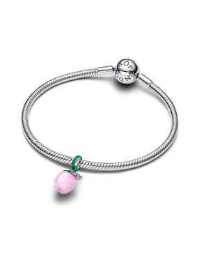 Charm de manzana Pandora Moments de plata P 925 murano