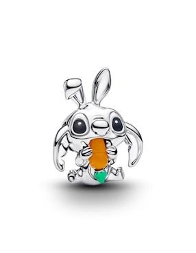 Charm Pandora Disney x Pandora Stitch de plata P 925 cuarzo