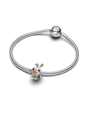 Charm Pandora Disney x Pandora Stitch de plata P 925 cuarzo