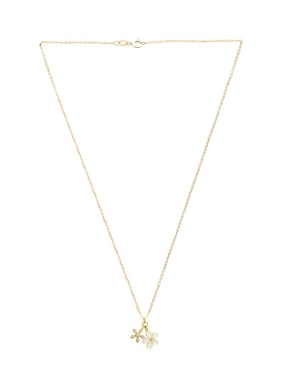 Collar de flor Zvezda Aurore de chapa de oro 18 K