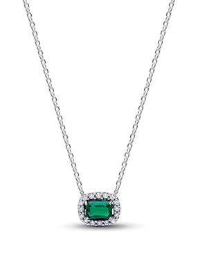 Collar rectangular Pandora Timeless de plata P 925