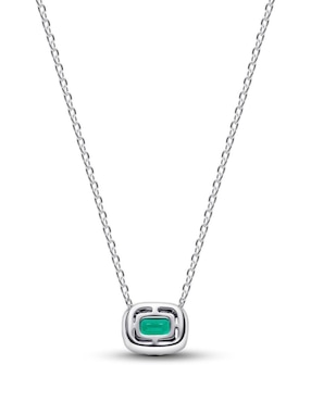Collar rectangular Pandora Timeless de plata P 925