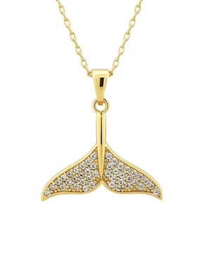 Collar de cola ballena Zvezda Aurore de chapa de oro 18 K