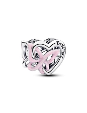 Charm de corazón Pandora Moments de plata P 925