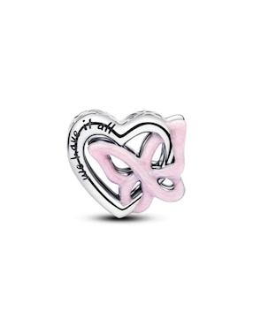 Charm de corazón Pandora Moments de plata P 925