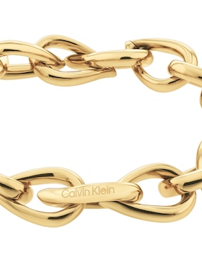 Brazalete Calvin Klein Sculptured Drops acabado brillante