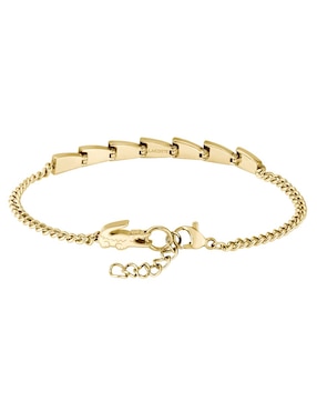 Brazalete Lacoste con cristal Crocodelle acabado brillante