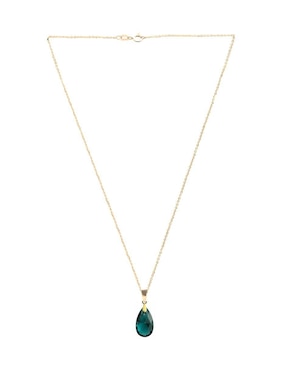 Aretes y collar de gota Zvezda Aurore 18 K cristal