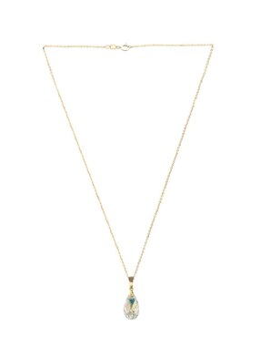 Aretes y collar de gota Zvezda Aurore 18 K cristal