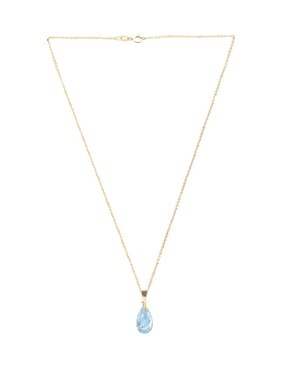 Aretes y collar de gota Zvezda Aurore 18 K cristal