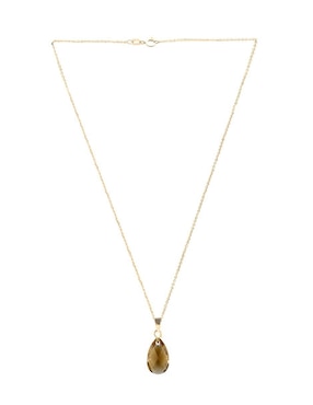 Aretes y collar de gota Zvezda Aurore 18 K cristal