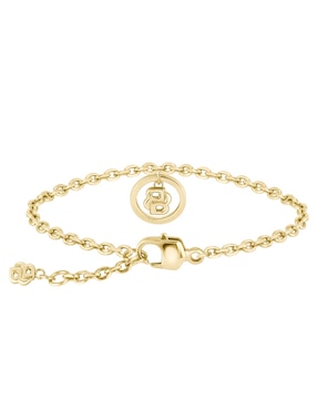 Brazalete Hugo Boss con cristal Double B Divine acabado brillante
