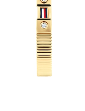 Arracadas Tommy Hilfiger Stripes con acabado brillante cristal