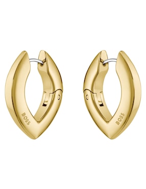 Aretes cortos Hugo Boss Fiora con acabado brillante