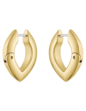 Aretes cortos Hugo Boss Fiora con acabado brillante