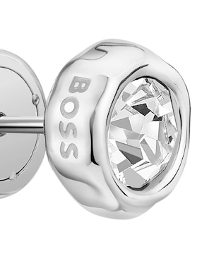 Broqueles Hugo Boss Kassy Precious con acabado brillante cristal