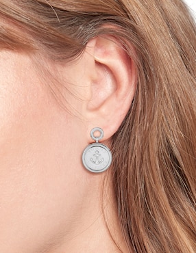 Aretes cortos Tommy Hilfiger Charms con acabado brillante