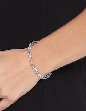 Brazalete Tommy Hilfiger Marina acabado brillante