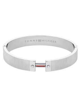 Brazalete Tommy Hilfiger con cristal Stripes acabado brillante